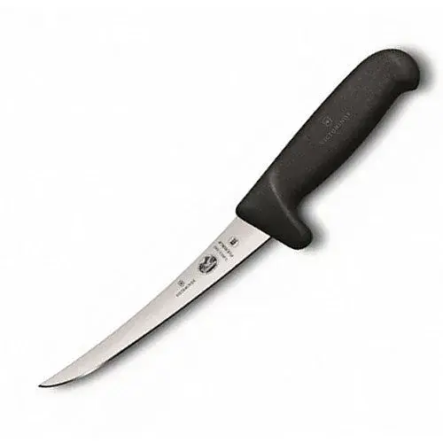 Кухонний ніж Victorinox Fibrox Boning Flexible 15 см Safety Grip Black (5.6613.15M)