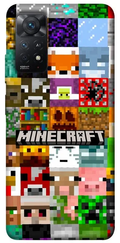 Чохол Demsky Minecraft collage для Xiaomi Redmi Note 11 Pro 4G/5G