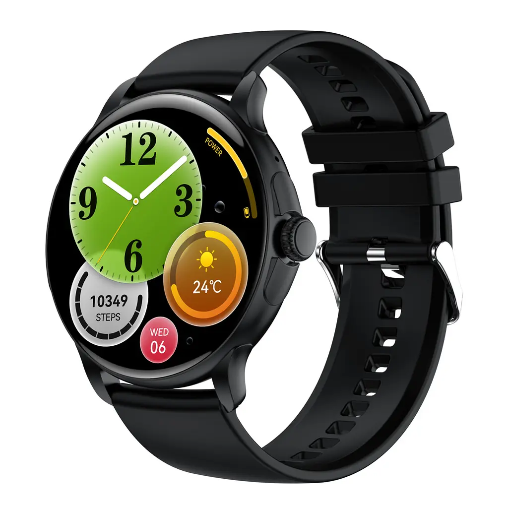 Годинник Smart Holiday Black Rubber, 2 ремінця - фото 2