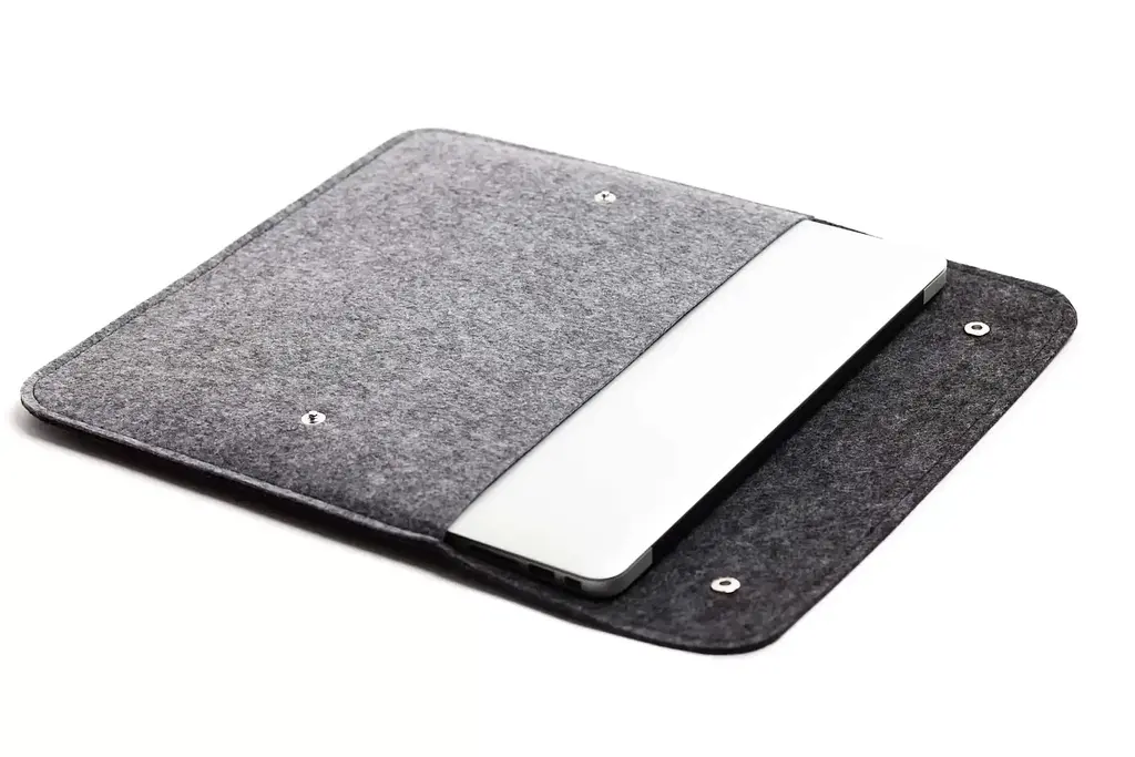 Чохол Gmakin Apple MacBook Air/Pro 15` GM05-15 Felt Case (Black/Grey) [73562] - фото 4