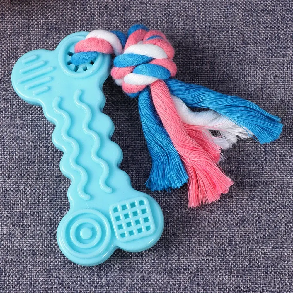 Жувальна іграшка-кістка з канатом для собак Derby Bone Shaped Dog Chew Toy - фото 2