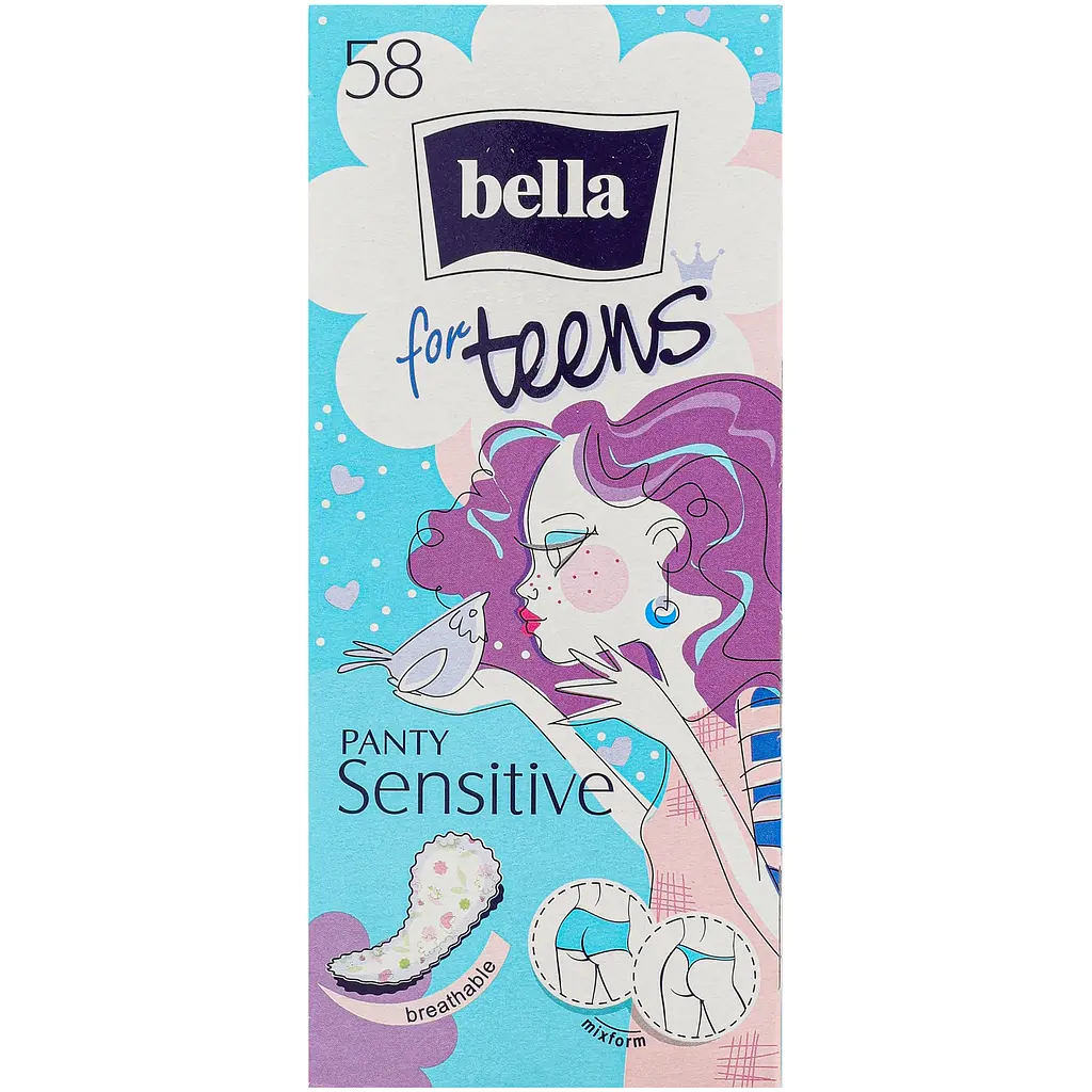 Щоденні прокладки Bella for Teens Sensitive 58 шт. - фото 3