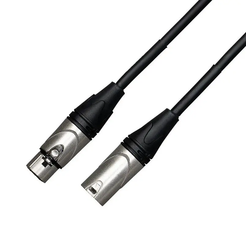 Микрофонный кабель XLR Male — XLR Female Cascha CCAM1BK3 3м - фото 2