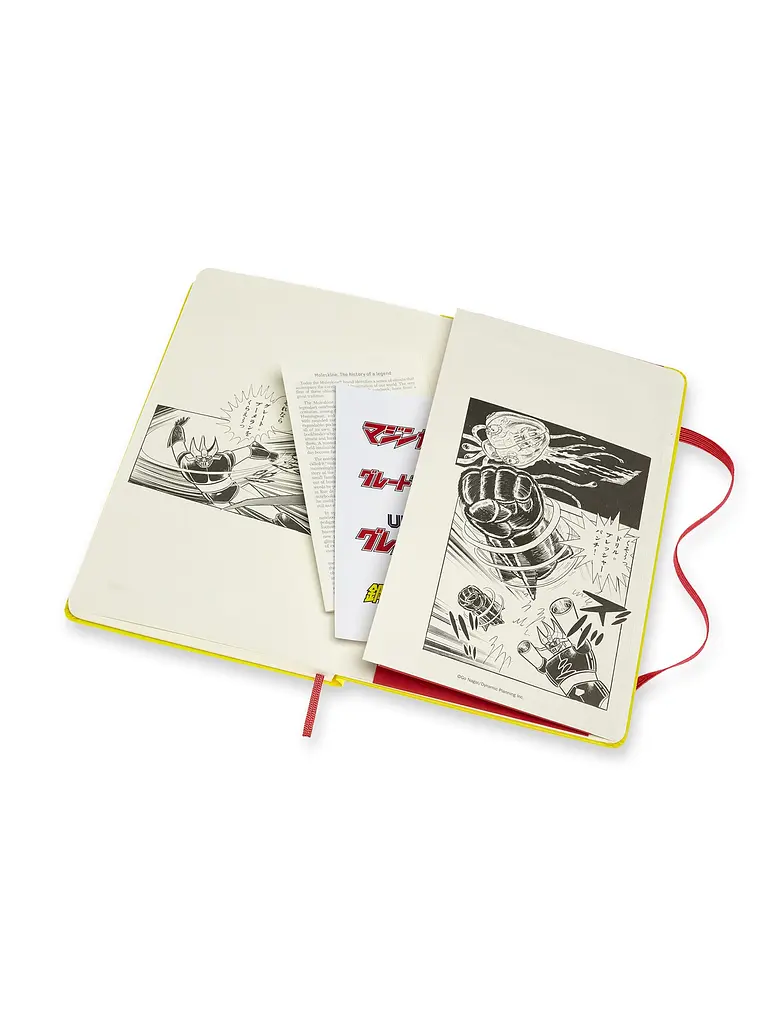 Записник Moleskine Go Nagai Super Robot середній, Лінійка Жовтий (LEGNQP060B) - фото 5