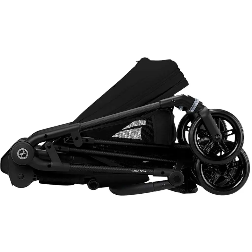 Коляска Cybex Melio Carbon B Magic Black з бампером (525000001) - фото 7