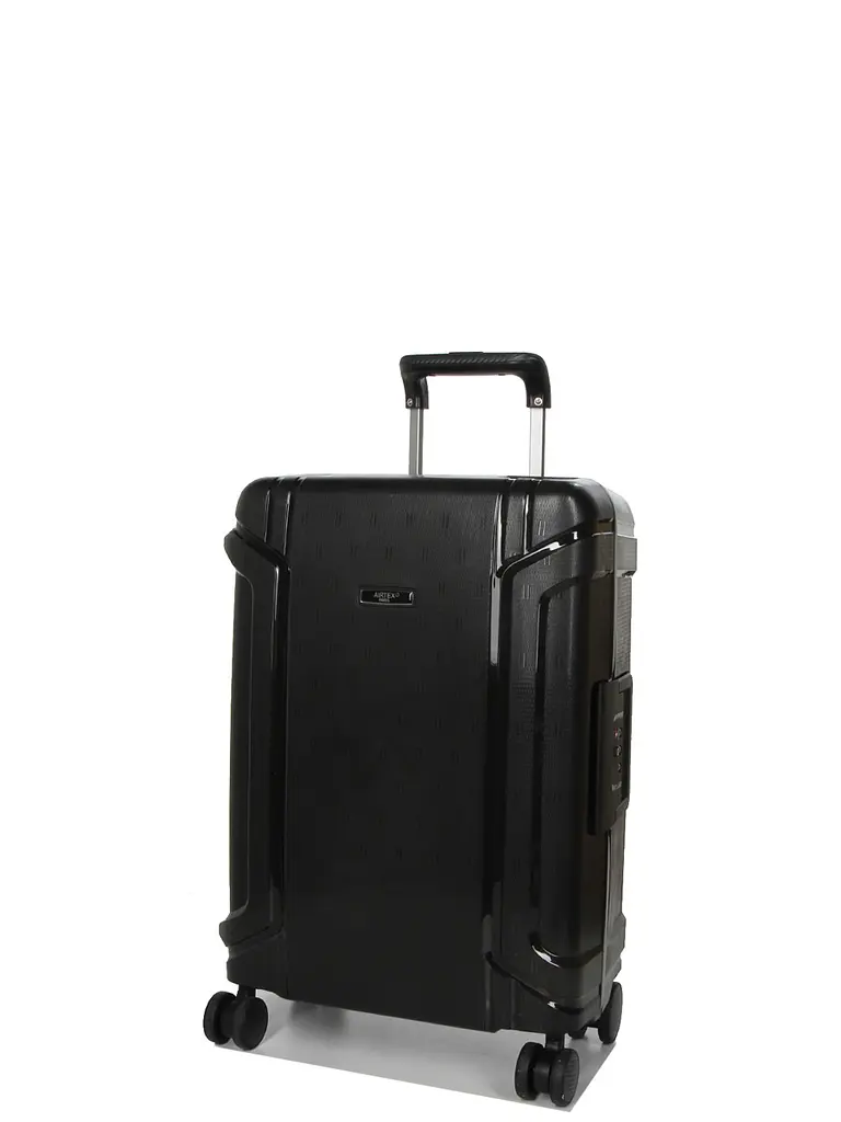 Валіза маленька S поліпропілен Airtex 645 33л 55×38×23 см Чорна
