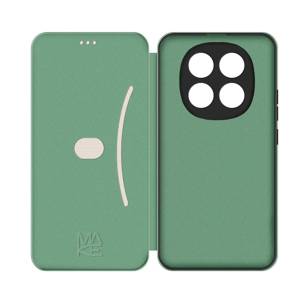 Чохол-книжка MAKE Xiaomi Redmi Note 15 Flip Forest Green - фото 4