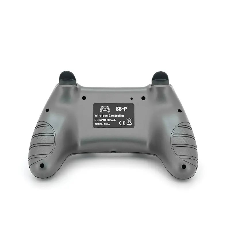 Беспроводной геймпад Brazzers S8-P для PS4 с вибрацией серый - фото 4