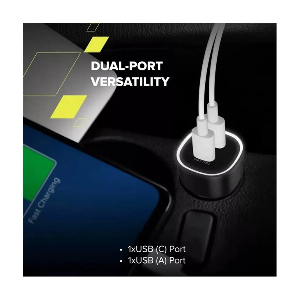 Зарядное устройство для Canyon 1xUSB + 1xUSB-C PD85W black (CNE-CCABR8AC) - фото 2