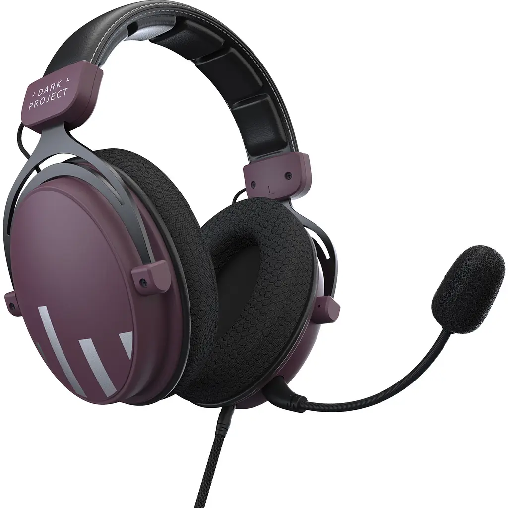 Ігрові навушники Dark Project One HS4 Wired Pale Purple/Black (DPO-HS-5004) [122689] - фото 6