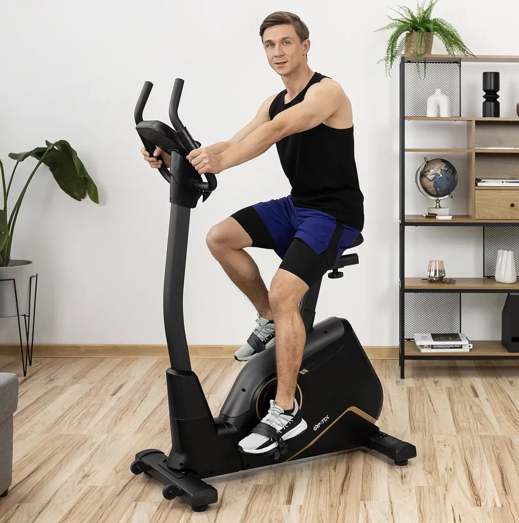 Велотренажер Gymtek XB4500 електромагнітний золотий - фото 8