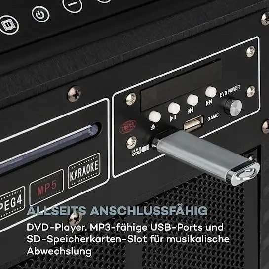 Мобильная акустическая система Auna DisGo Box 100 DVD (10032598) - фото 3