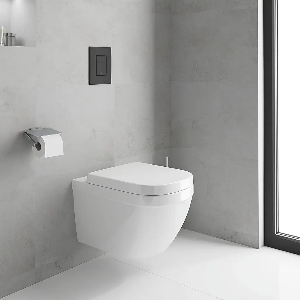 Панель змиву для унітазу, чорний матовий Grohe Skate Cosmopolitan 38732KF0, Чорний матовий - фото 9