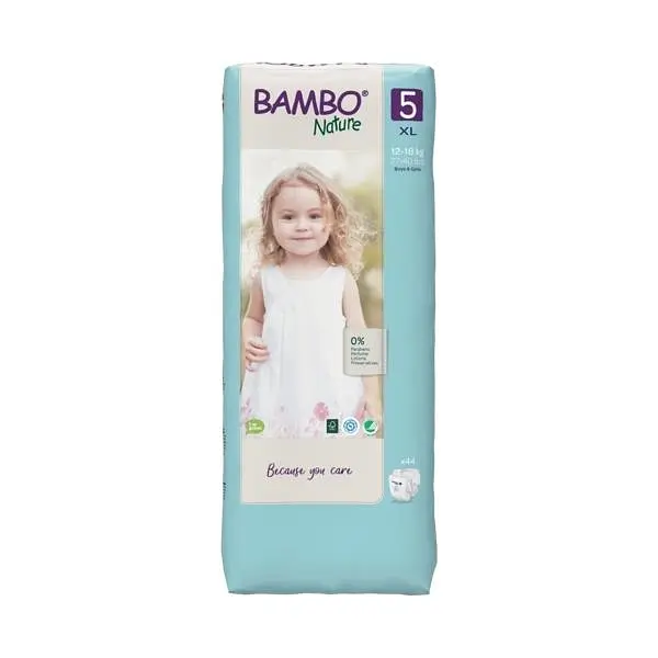 ЕКО Підгузки Bambo Nature 5 (12-18 кг), 44 шт. Bambo Nature (19265) - фото 2