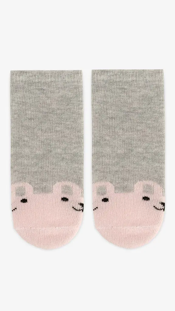 Шкарпетки для дівчинки Very Socks Зайчик 80-92 см Сірий (2000999236495) - фото 2