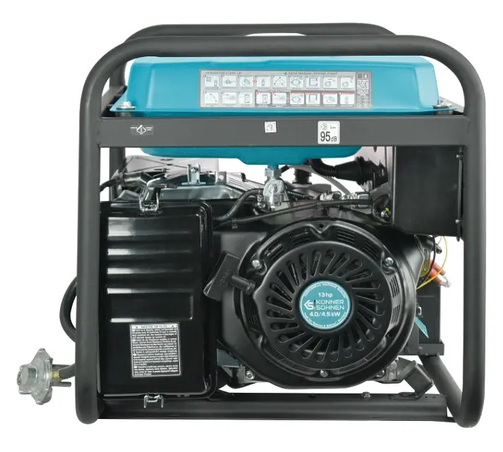 Генератор бензиновый газ/бензин Konner&Sohnen 4/4.5 кВт KS 5000E G - фото 8