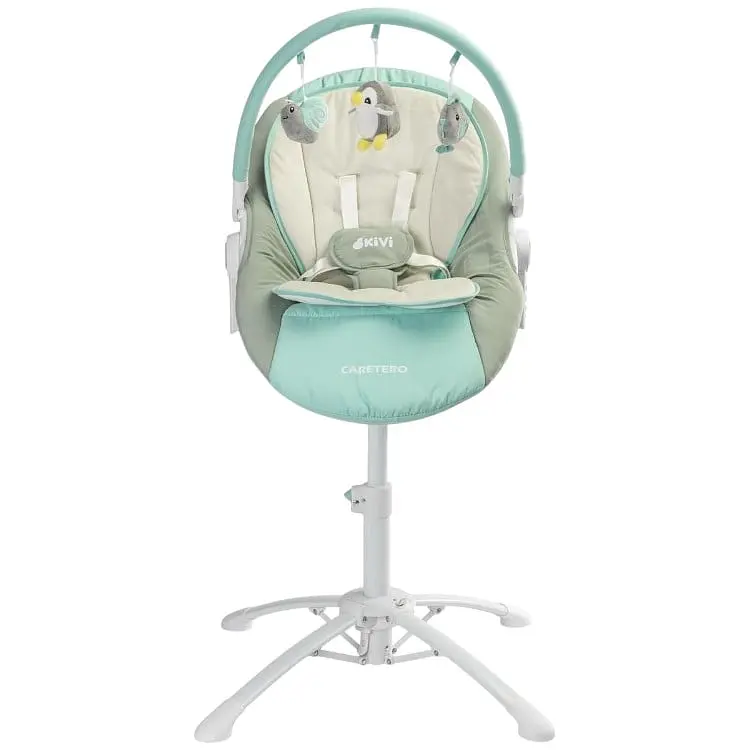 Стільчик шезлонг-гойдалка 3в1 Caretero Kivi Blue - фото 9