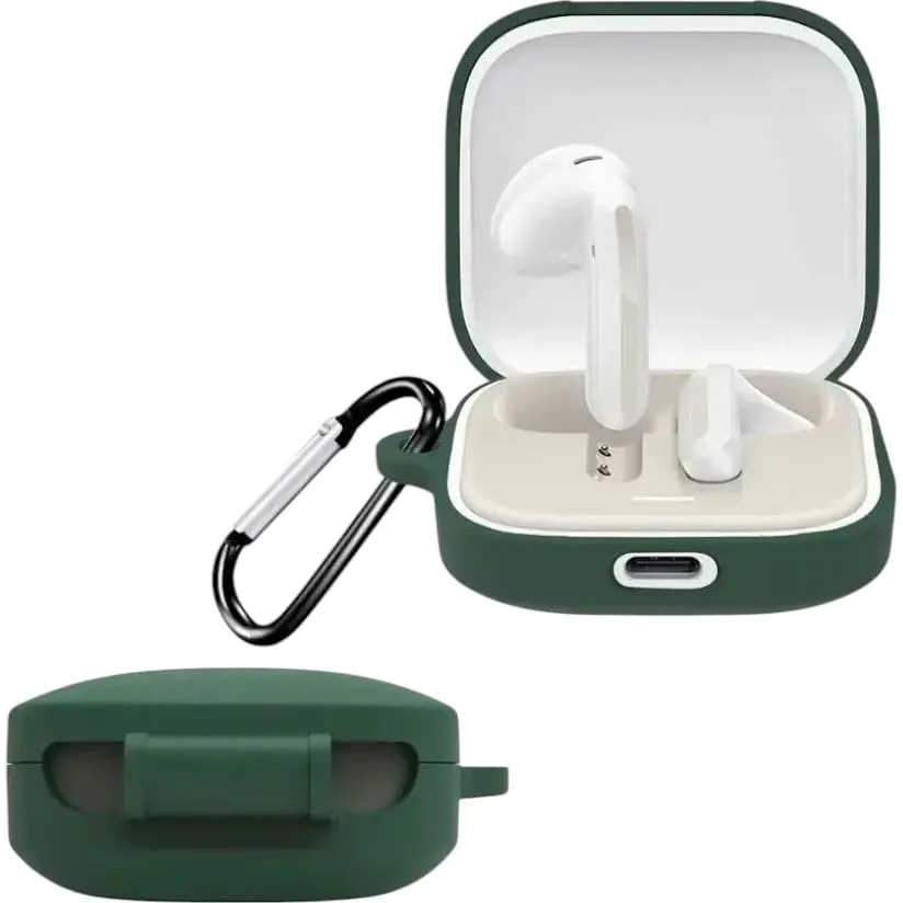 Чехол BeCover Silicon для Xiaomi Redmi Buds 6 Active Dark Green (712014) - фото 2