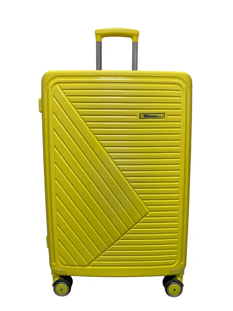 Валіза середня Milano bag 050 поліпропілен M Жовтий