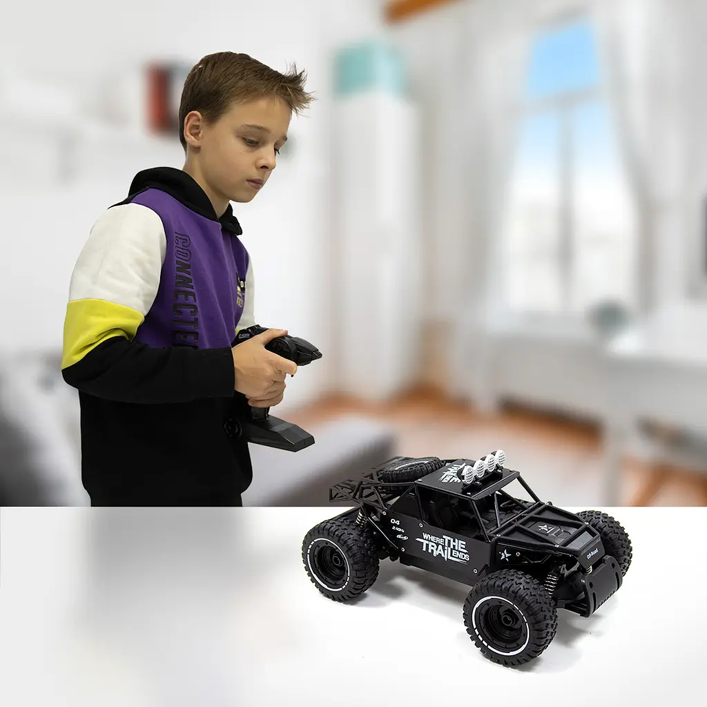 Машинка на радіокеруванні Sulong Toys Off-Road Crawler Race чорний (SL-309RHMBl) - фото 13