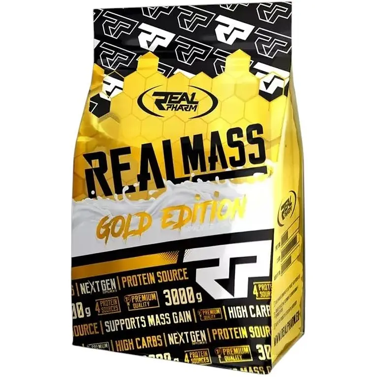 Гейнер Real Pharm Real Mass Полуниця 3 кг - фото 1