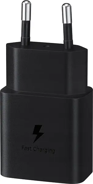 Сітчасте зарядне пристрій Samsung 15W Power Adapter (w/o Cable) - Чорний (EP-T1510NBEGEU) (6972210) - фото 2