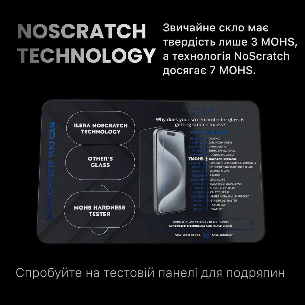Захисне скло iLera Fantom Glass для Apple iPhone 16 Pro (iLFant16PR) [122662] - фото 4