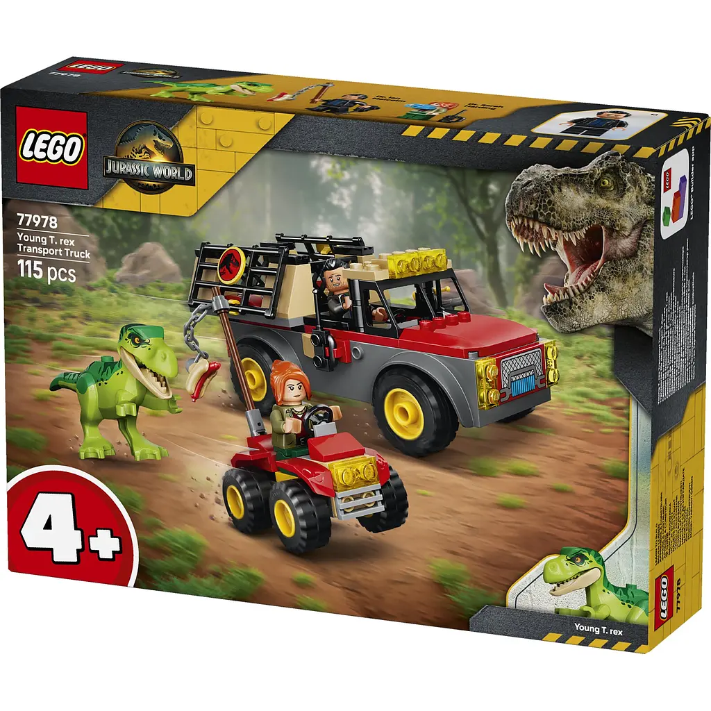 Конструктор LEGO Jurassic World Вантажівка для перевезення молодого тиранозавра 115 ел. (77978) - фото 2