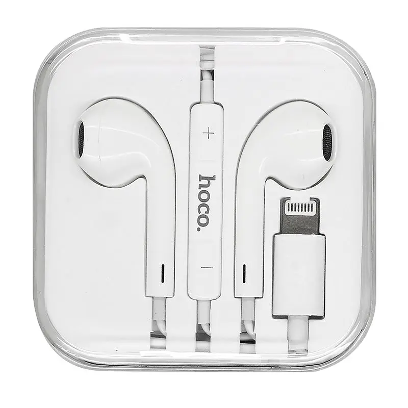 Навушники Hoco L7 Plus Original series, Lightning, 1.2m, білі - фото 7