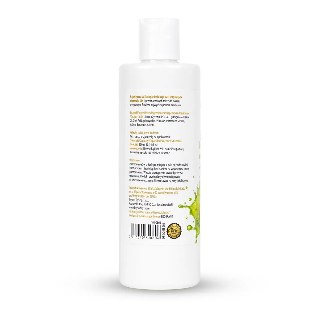 Лубрикант та масажний гель MyLove Aroma Series Green Apple 300 мл - фото 6