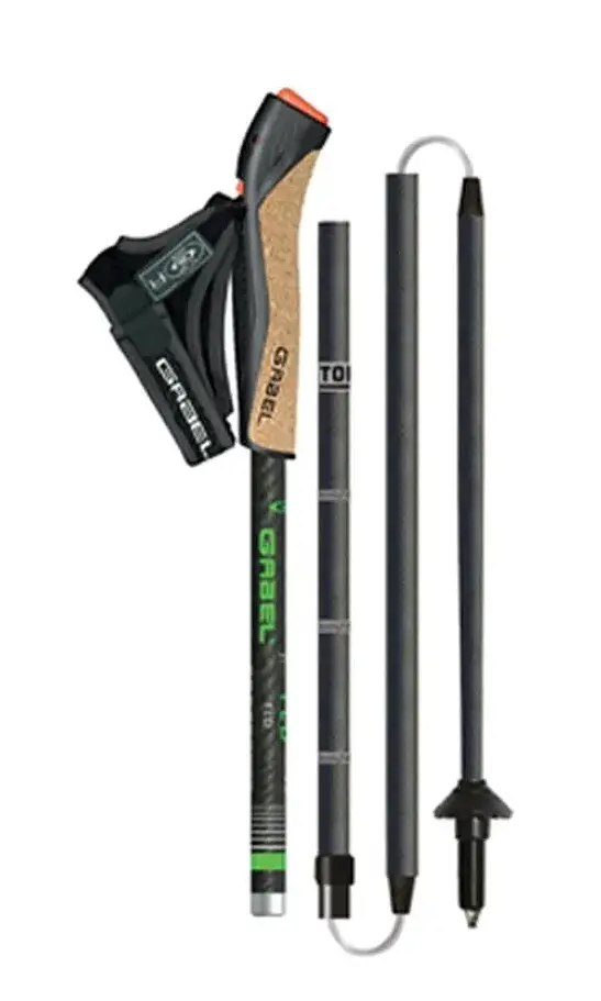 Палки для скандинавской ходьбы Gabel FLD Carbon 115 (7009400801150) складные, фиксированной длины - фото 2