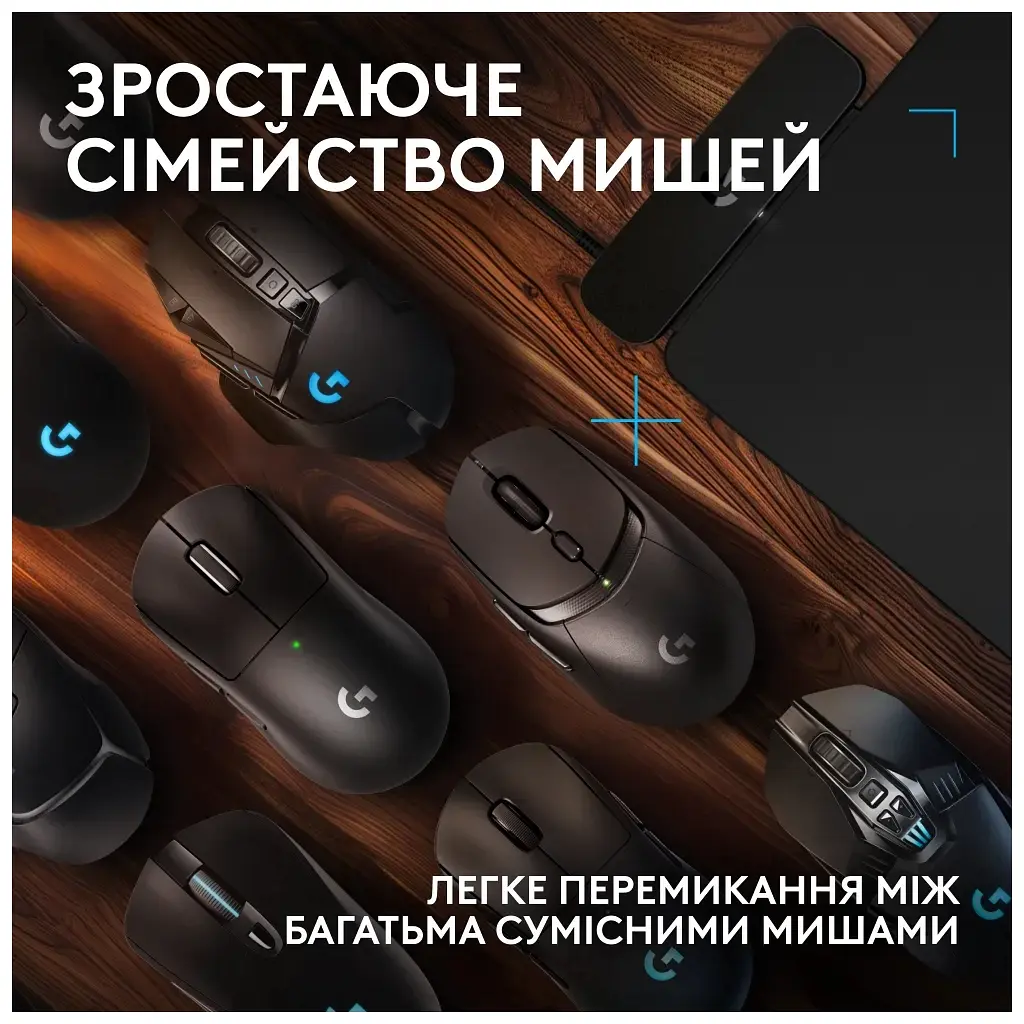 Килимок для мишки Logitech G PowerPlay 2 Charging System Mouse Pad (947-000003) - фото 5