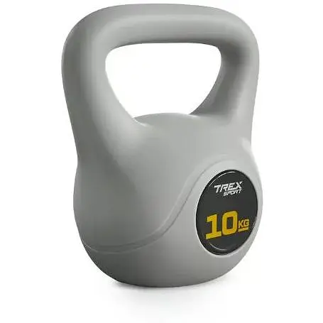 Гиря виниловая Trex Sport TX-010CKB 10 кг серая - фото 2