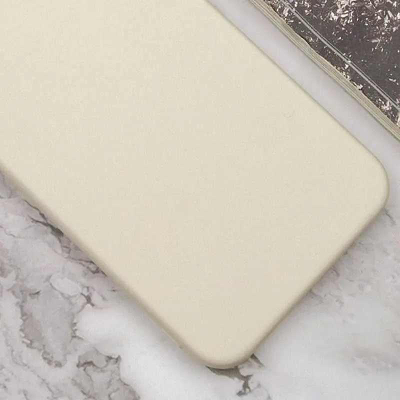 Чехол TPU GETMAN Liquid Silk Full Camera для Xiaomi Redmi 14C / Poco C75 Песочный / Sand - фото 3