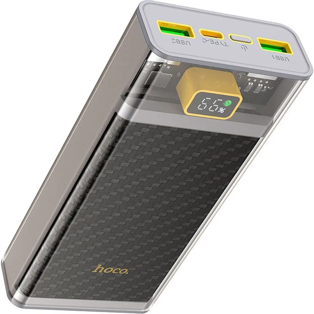 Зовнішній акумулятор Hoco J103A Discovery Edition 20000mAh 22.5W Grey (788948) [130191] - фото 2