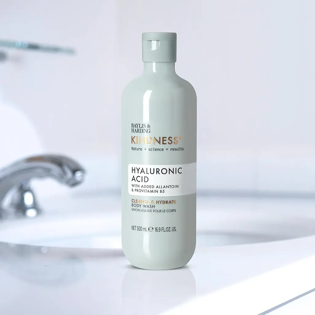 Гель для душу Baylis & Harding Kindness+ Hyaluronic Acid 500 мл - фото 2