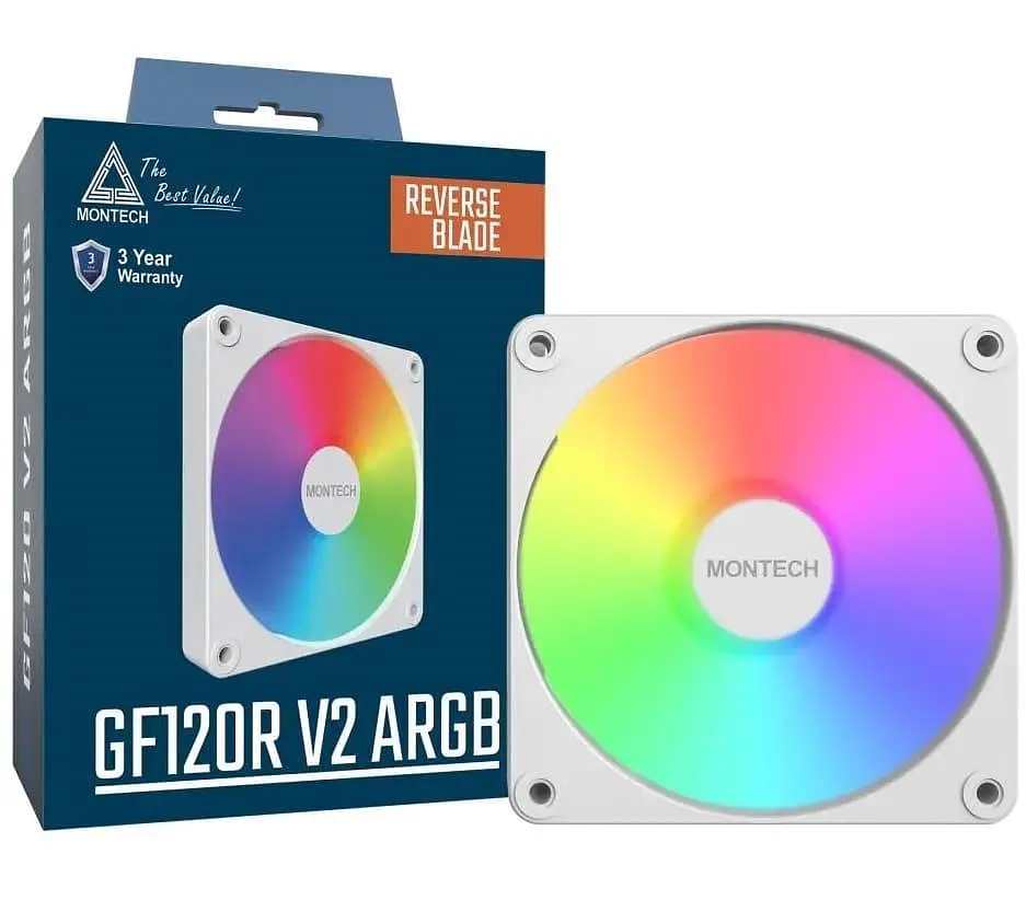 Вентилятор MONTECH GF120R V2 120MM ARGB PWM (W) - фото 3
