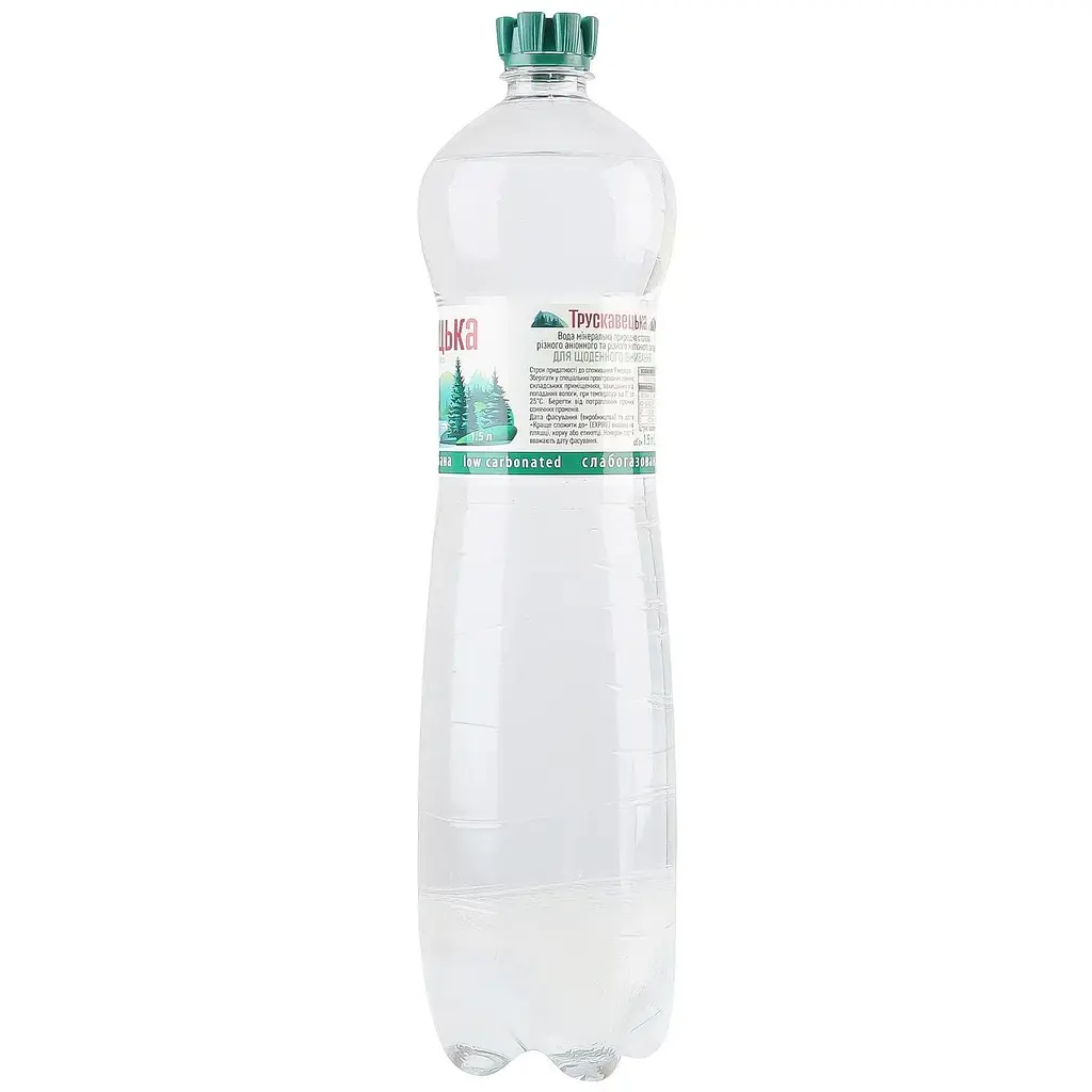 Мінеральна вода Трускавецька слабогазована 1.5 л - фото 3