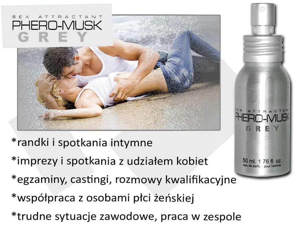 Парфуми чоловічі з феромонами Aurora Phero-Musk Grey 50 мл - фото 2
