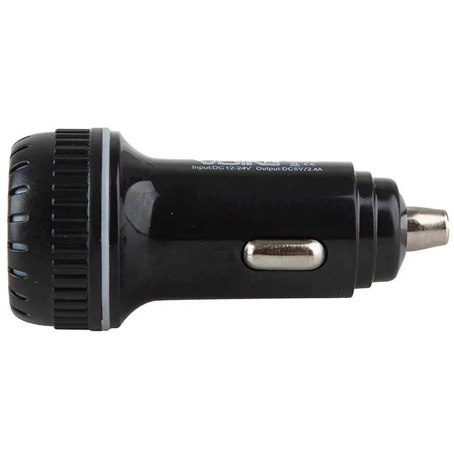 Автомобільний зарядний пристрій Voin 2USB 12/24V - 5V 2.4A (C-36208) - фото 2