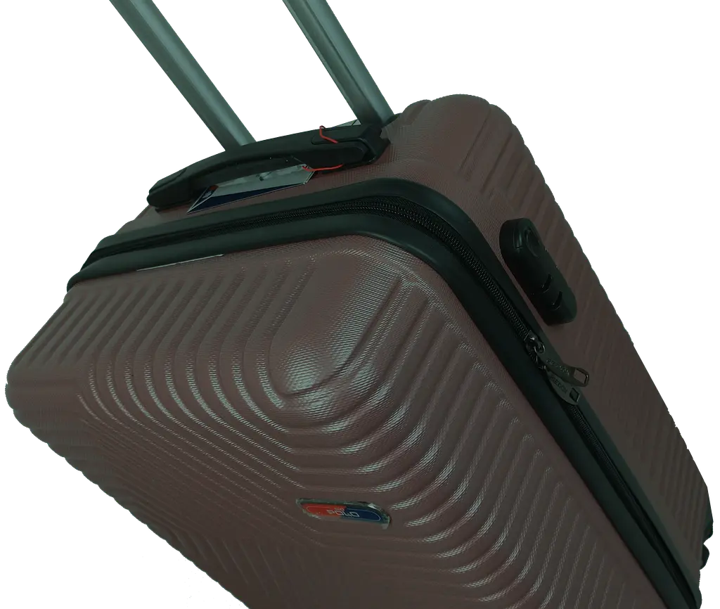 Валіза пластикова GD Polo 45 л 57x34x25 см ABS коричнева - фото 7