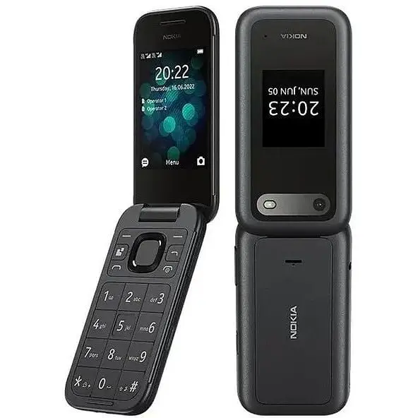 Телефон кнопочный Nokia 2660 Flip DS черный - фото 5