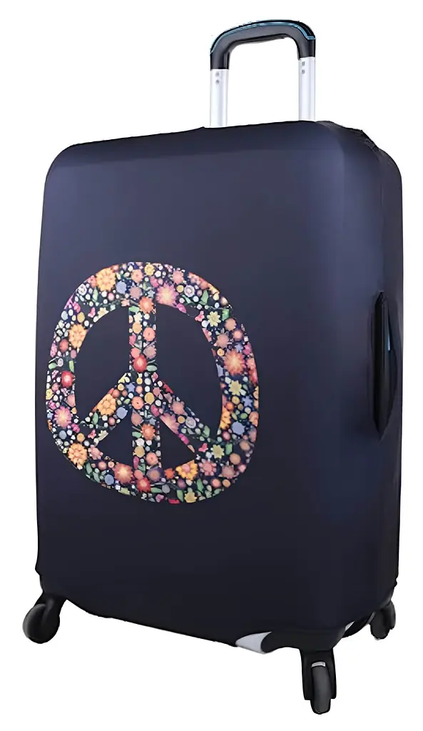 Чохол для валізи Snowball 33030/peace Великий L Різнокольоровий