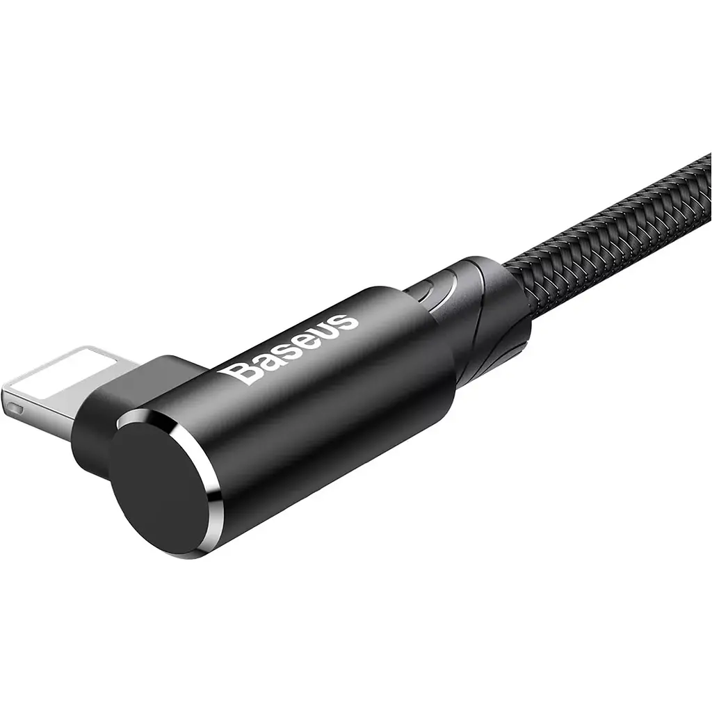 Кабель Baseus MVP Elbow USB-A to Lightning 1m Black (CALMVP-01) [113847] - фото 6