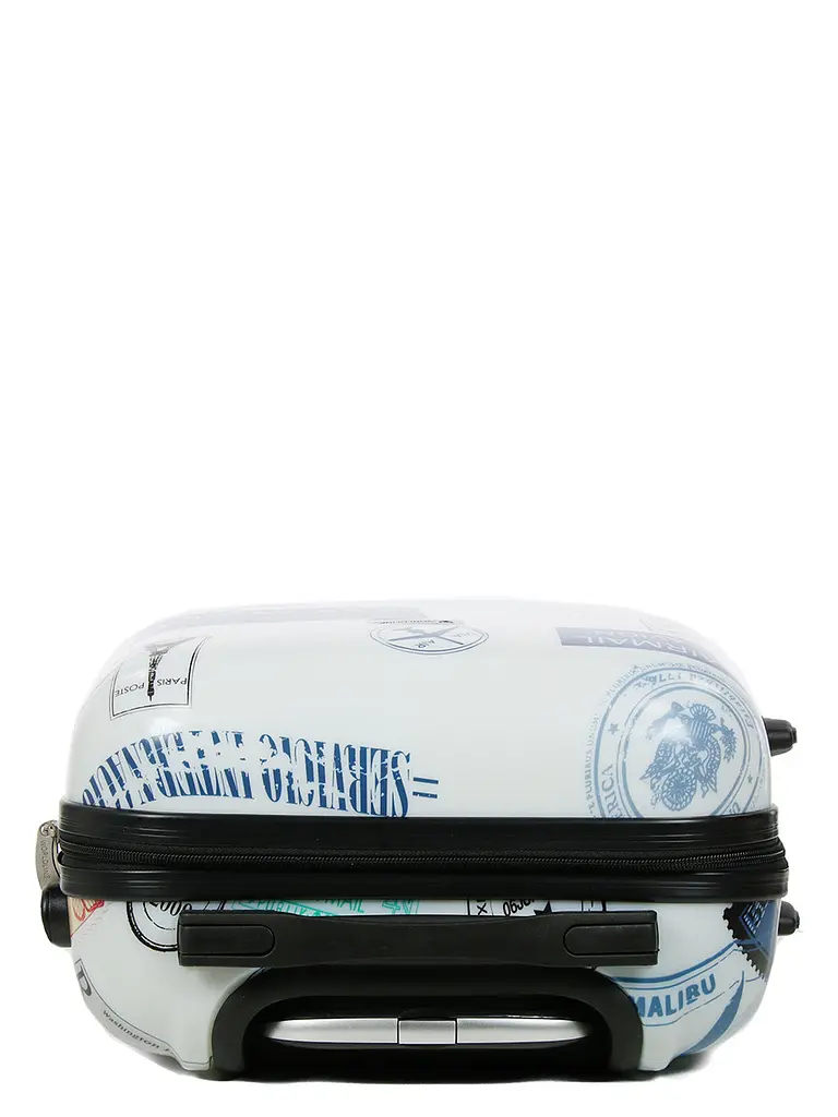 Валіза Малий (S) Полікарбонат під Ручну поклажу Worldline Airtex 809 Stamp 44 л 54x35x23 см Різнобарвний - фото 7