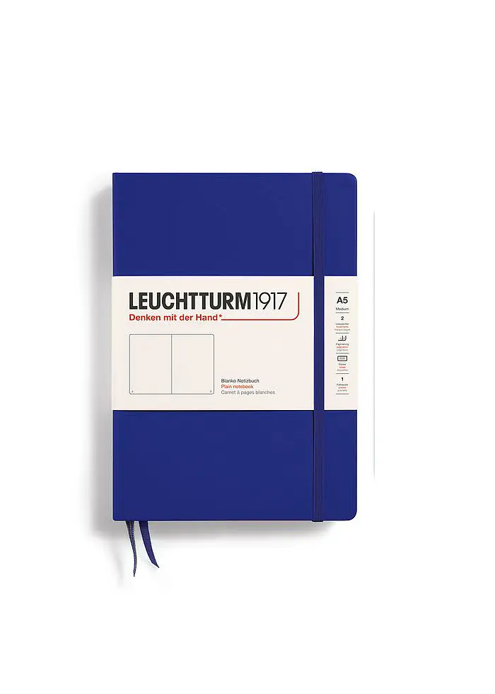 Блокнот Leuchtturm1917 Середній, Ink, Чисті аркуші (369791) - фото 7