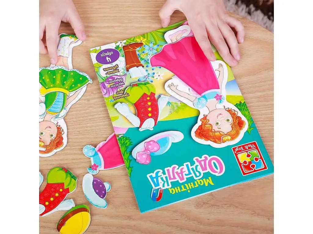 Гра розвиваюча VLADI TOYS "Принцеса" магнітна VT3204-26 - фото 3