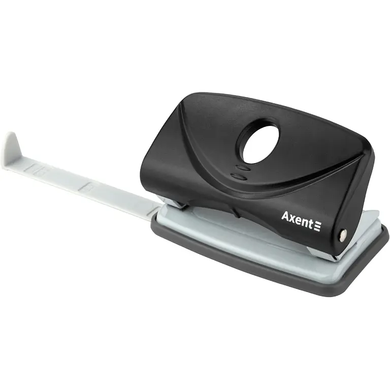 Діркопробивач для паперу Axent Welle-2 з пластиковим верхом 10 аркушів чорний (3810-01-A) - фото 2