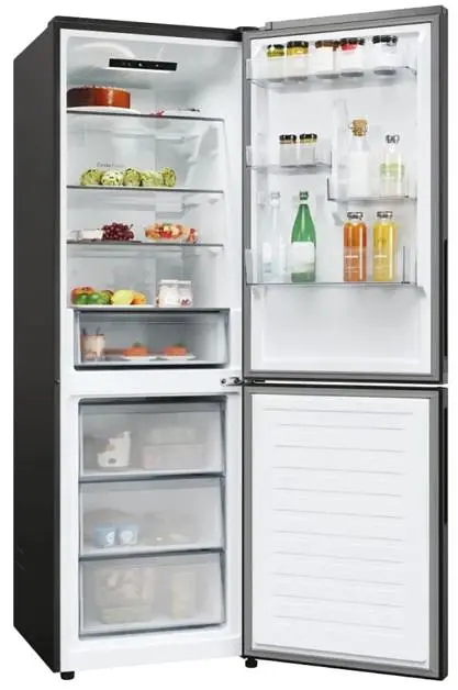 Двокамерний холодильник Candy CNCQ2T618EB No-Frost 1.85 м чорний - фото 5
