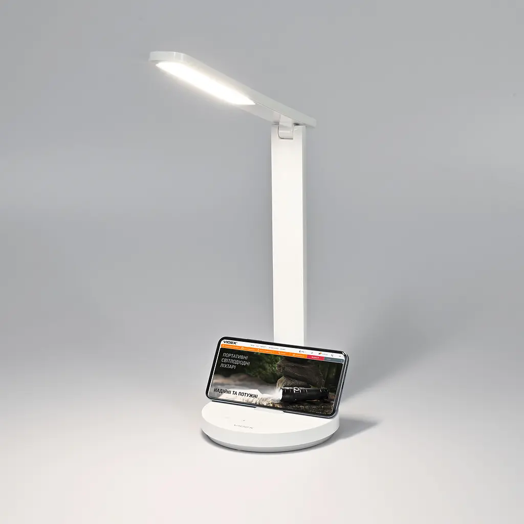 LED лампа настiльна з акумулятором VIDEX VL-TF16W 5W 1800-5000K VIDEX (27466-000) - фото 4